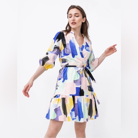 DKNYC Dresses & Skirts - DKNY Color Splotch Dress